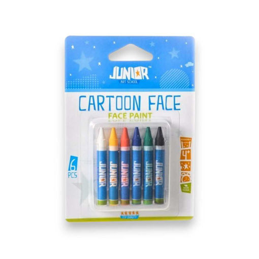 Picture of FACE PAINT SMALL CRAYONS - 6 PACK